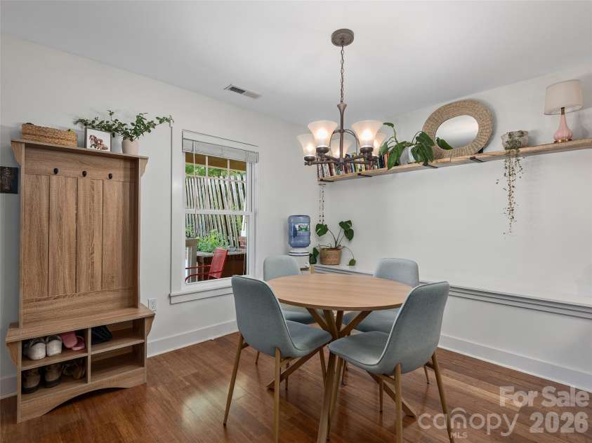 11 Knotty Alder Court, Candler, NC 28715.  MLS# CAR4378917, YatesRealty ID 33370. Dining area 