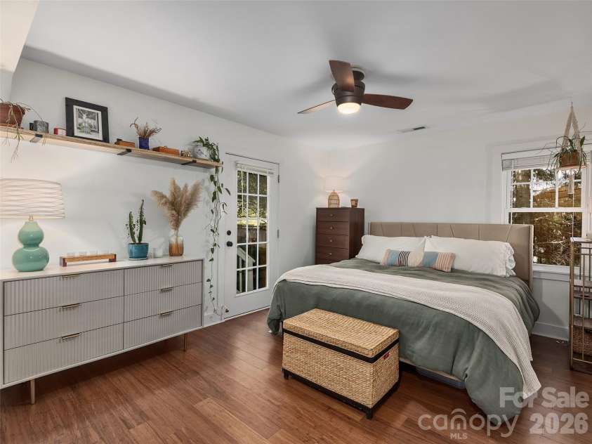 11 Knotty Alder Court, Candler, NC 28715.  MLS# CAR4378917, YatesRealty ID 33370. Primary bedroom on main level