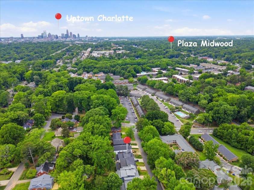 3116 Creighton Drive, Charlotte, NC 28205.  MLS# CAR4382837, YatesRealty ID 33374. 
