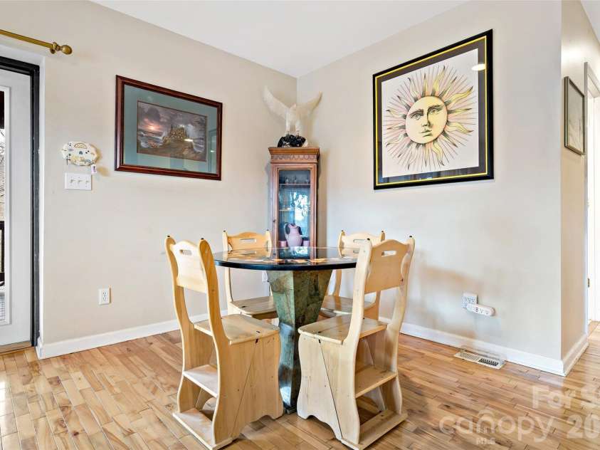 60 Valley View Drive, Marion, NC 28752.  MLS# CAR4217189, YatesRealty ID 3338. Lower level dining area/walk out basement
