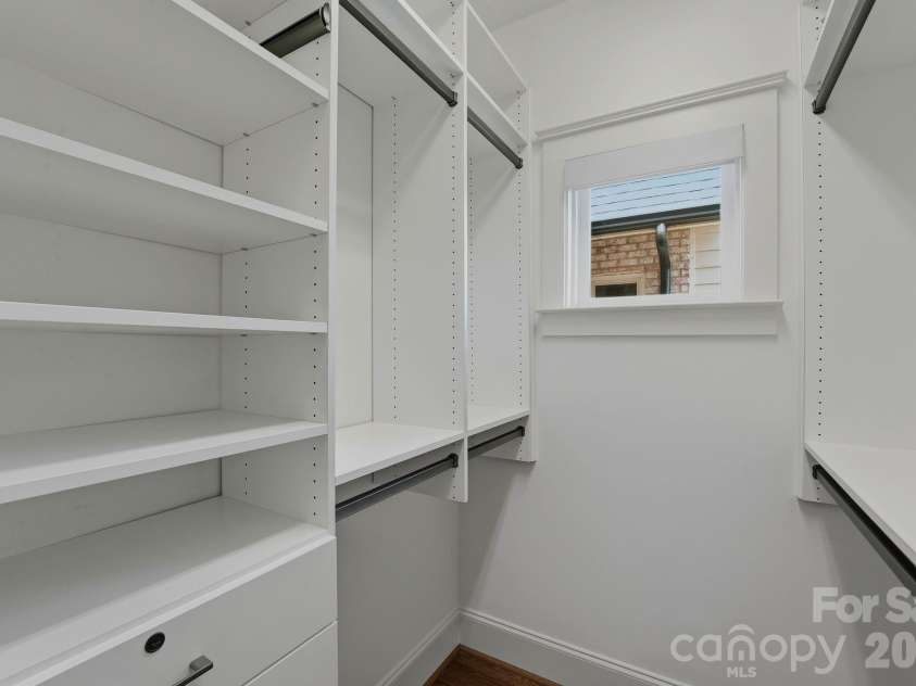 812 Ideal Way, Charlotte, NC 28203.  MLS# CAR4389056, YatesRealty ID 33380. Walk-in primary closet (2 of 2).