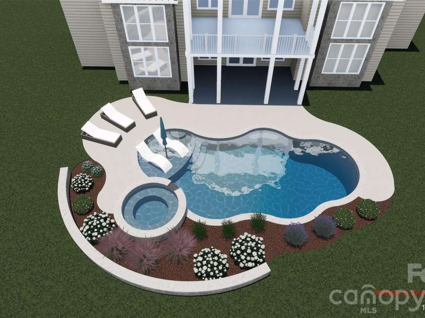 1744 Brawley School Road, Mooresville, NC 28117.  MLS# CAR4391256, YatesRealty ID 33383. Property Can Accomodate a Pool