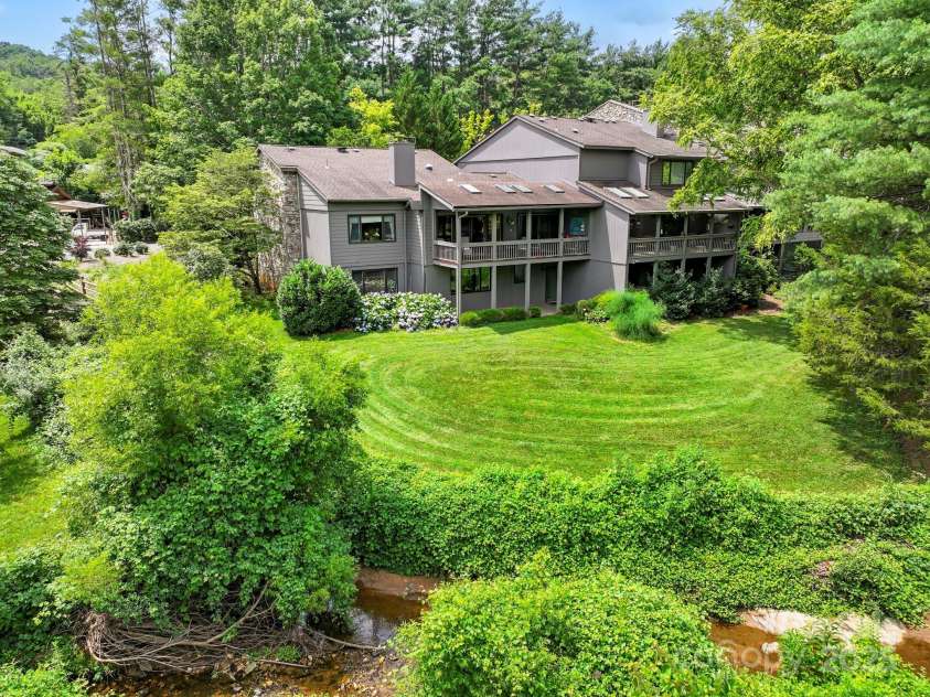 700 Crowfields Lane, Asheville, NC 28803.  MLS# CAR4270656, YatesRealty ID 33387. View from Near Stream