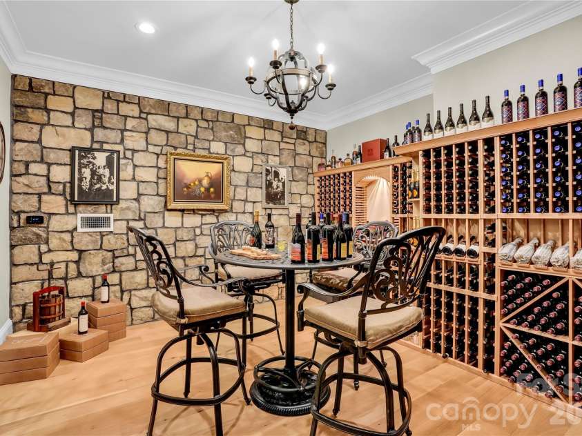 1430 Rosehill Drive, Waxhaw, NC 28173.  MLS# CAR4341859, YatesRealty ID 33396. Incredible Wine Room Retreat in Basement.  