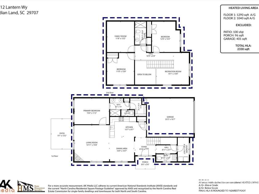 8012 Lantern Way, Fort Mill, SC 29707.  MLS# CAR4393030, YatesRealty ID 33401. 