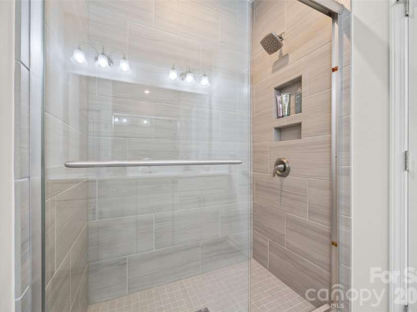 8012 Lantern Way, Fort Mill, SC 29707.  MLS# CAR4393030, YatesRealty ID 33401. Walk in shower