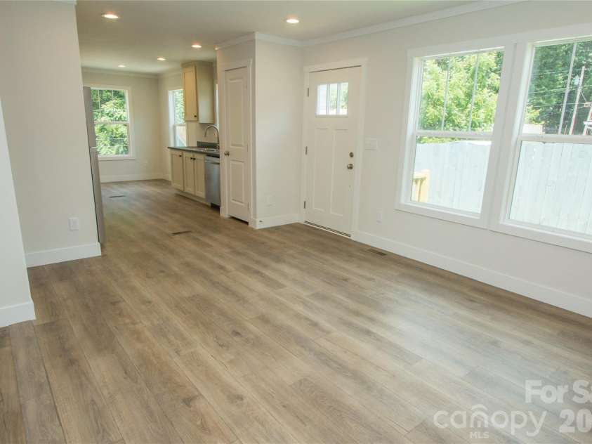 30 Babb Street, Waynesville, NC 28786.  MLS# CAR4280509, YatesRealty ID 3341. Living Room 