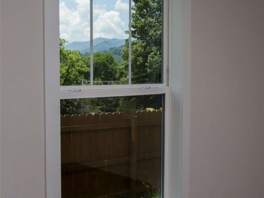 30 Babb Street, Waynesville, NC 28786.  MLS# CAR4280509, YatesRealty ID 3341. Mountain View from Primary Bedroom