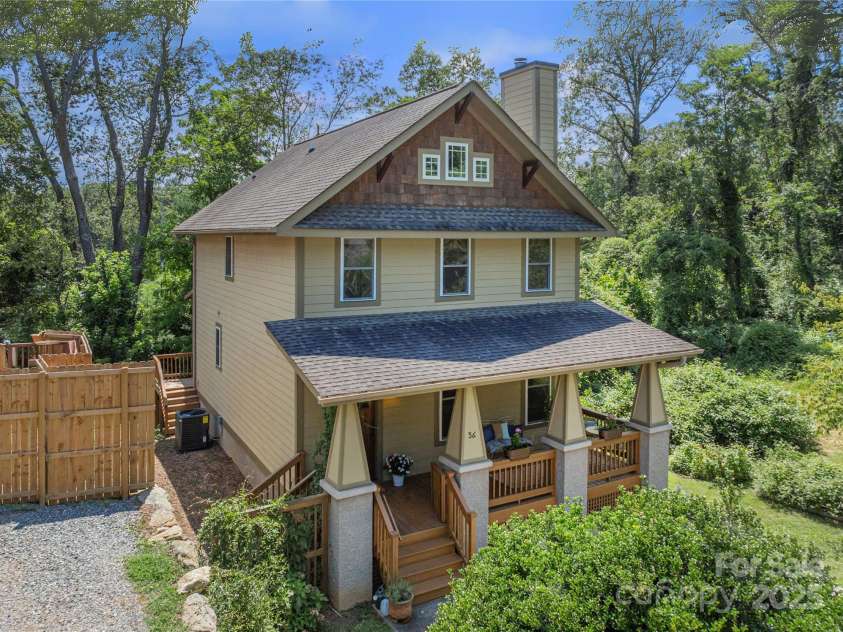 36 Richie Street, Asheville, NC 28801.  MLS# CAR4289429, YatesRealty ID 33422. Montford Green-built home