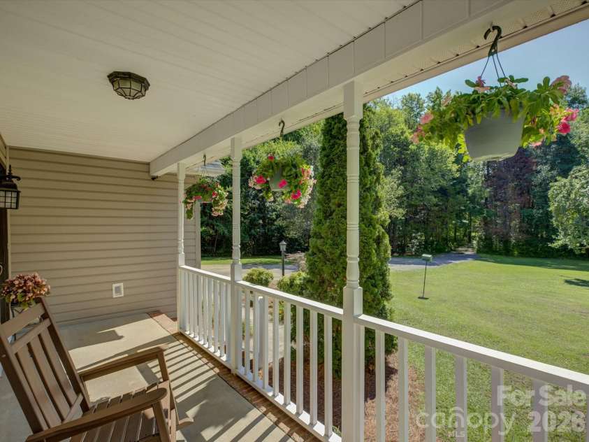 2436 Chester Highway, York, SC 29745.  MLS# CAR4397722, YatesRealty ID 33428. Front porch with a view