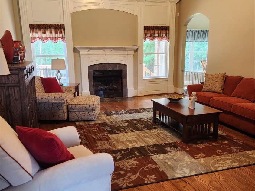 146 Orchard Farm Lane, Mooresville, NC 28117.  MLS# CAR4284274, YatesRealty ID 33442. Living room