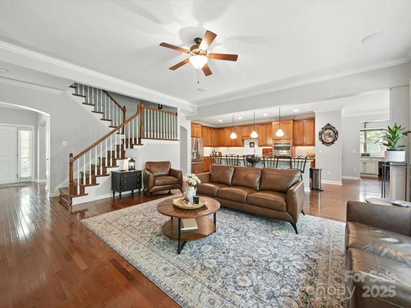 1808 Mill Chase Lane, Waxhaw, NC 28173.  MLS# CAR4273047, YatesRealty ID 33450. Down the hall find the lovely living room