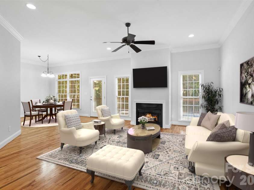 3310 Millstone Creek Road, Lancaster, SC 29720.  MLS# CAR4397673, YatesRealty ID 33450. Virtually Staged Living Room