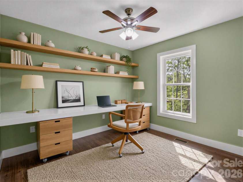 18 Old Chapman Place, Leicester, NC 28748.  MLS# CAR4398287, YatesRealty ID 33451. VIRTUALLY STAGED - Bedroom #2