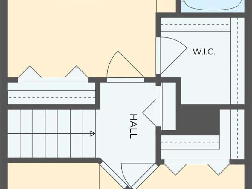 15 Westgate Road, Asheville, NC 28806.  MLS# CAR4397245, YatesRealty ID 33456. Second Level Floorplan