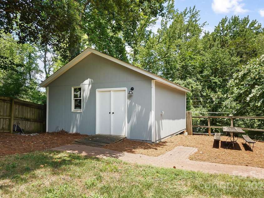 1029 Sewickley Drive, Charlotte, NC 28209.  MLS# CAR4284527, YatesRealty ID 33459. Huge Storage Shed and Backyard