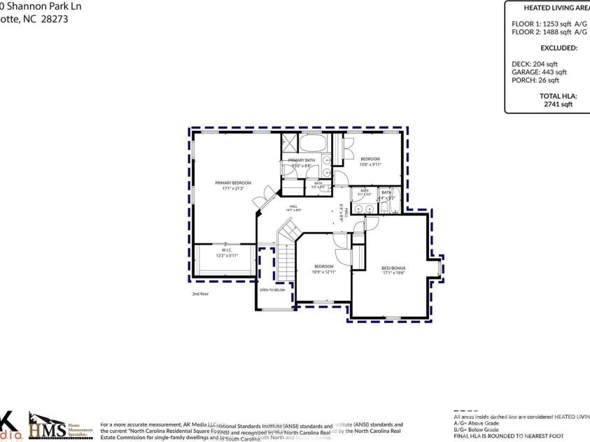 13020 Shannon Park Lane, Charlotte, NC 28273.  MLS# CAR4381571, YatesRealty ID 33460. 