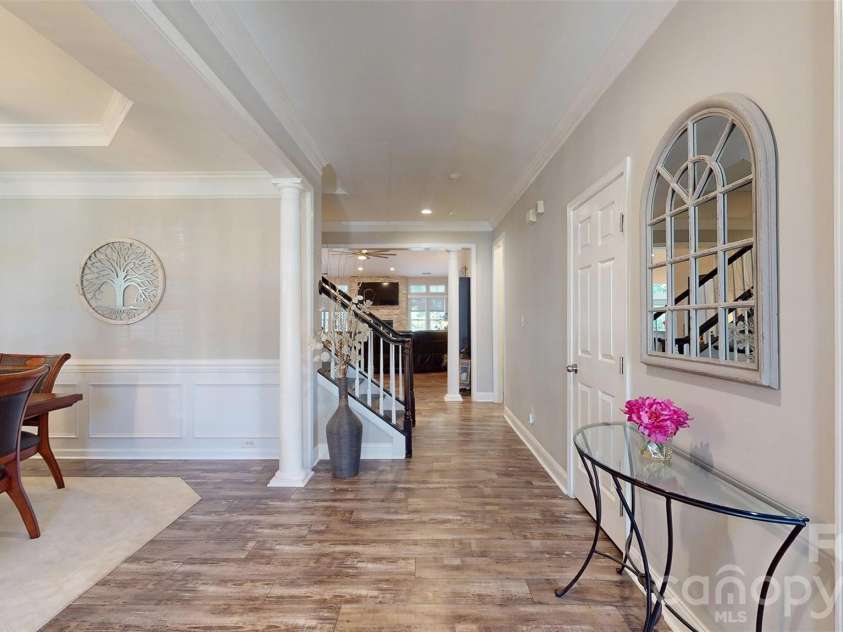 1000 Irish Moss Lane, Matthews, NC 28104.  MLS# CAR4383943, YatesRealty ID 33469. View From Front Door