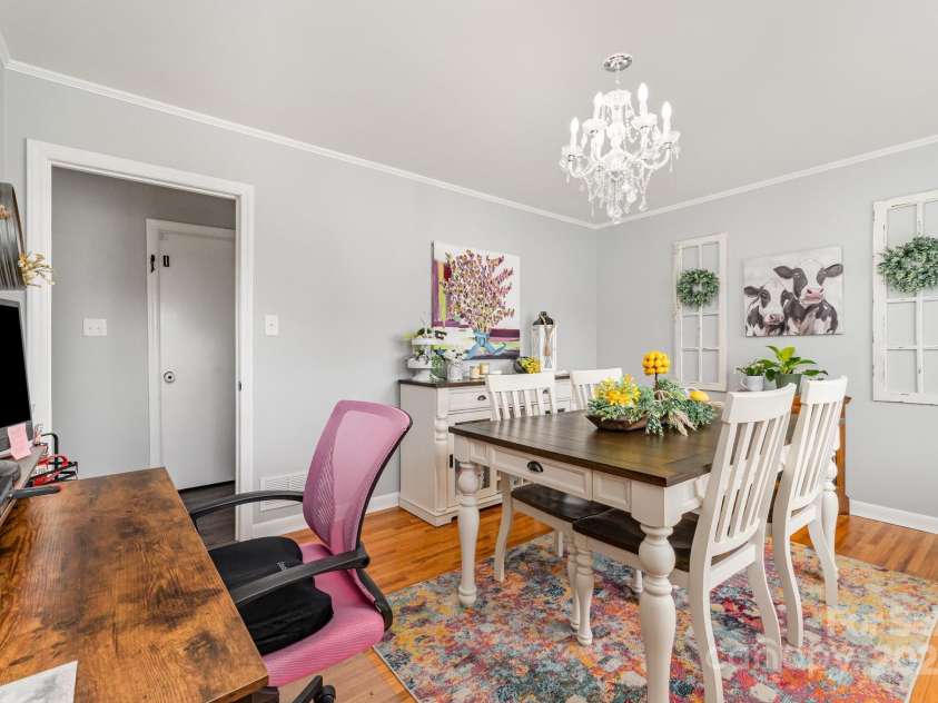 4206 Flowes Store Road, Concord, NC 28025.  MLS# CAR4291656, YatesRealty ID 33486. Dining room