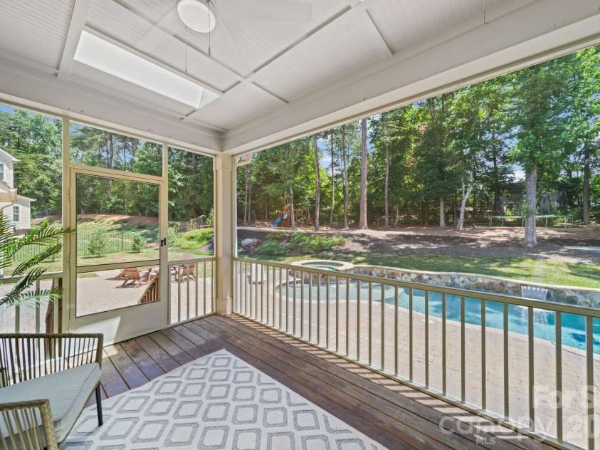 163 Monteray Oaks Circle, Fort Mill, SC 29715.  MLS# CAR4386895, YatesRealty ID 33489. Back Porch