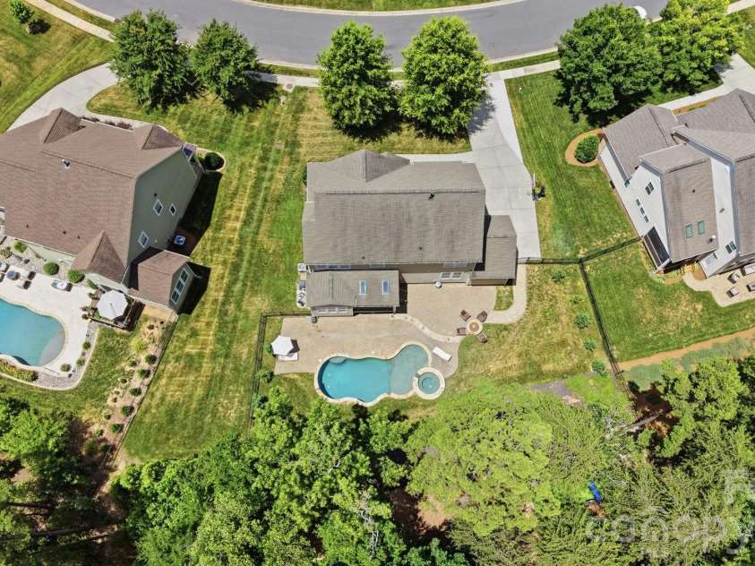 163 Monteray Oaks Circle, Fort Mill, SC 29715.  MLS# CAR4386895, YatesRealty ID 33489. Overhead view