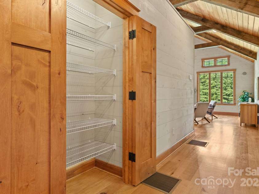 147 Brantley Branch Lane, Waynesville, NC 28786.  MLS# CAR4275100, YatesRealty ID 3349. Hallway closet/pantry for extra storage