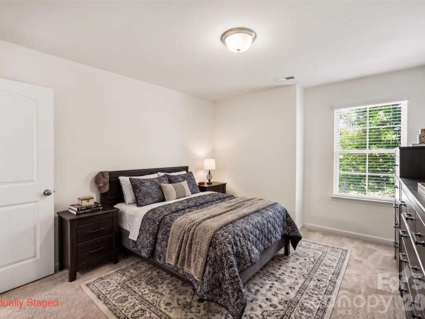 112 Elysian Estate Court, Mooresville, NC 28115.  MLS# CAR4384079, YatesRealty ID 33491. Virtually Staged Bedroom