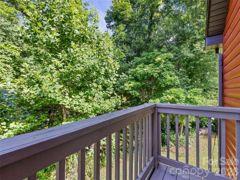 51 Stony Pond Lane, Canton, NC 28716.  MLS# CAR4426561, YatesRealty ID 33499. Juliet deck off primary suite