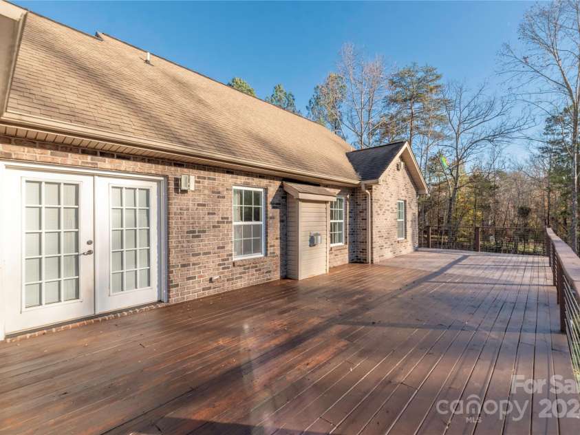 1350 Kensington Circle, Newton, NC 28658.  MLS# CAR4207985, YatesRealty ID 335. Rear deck