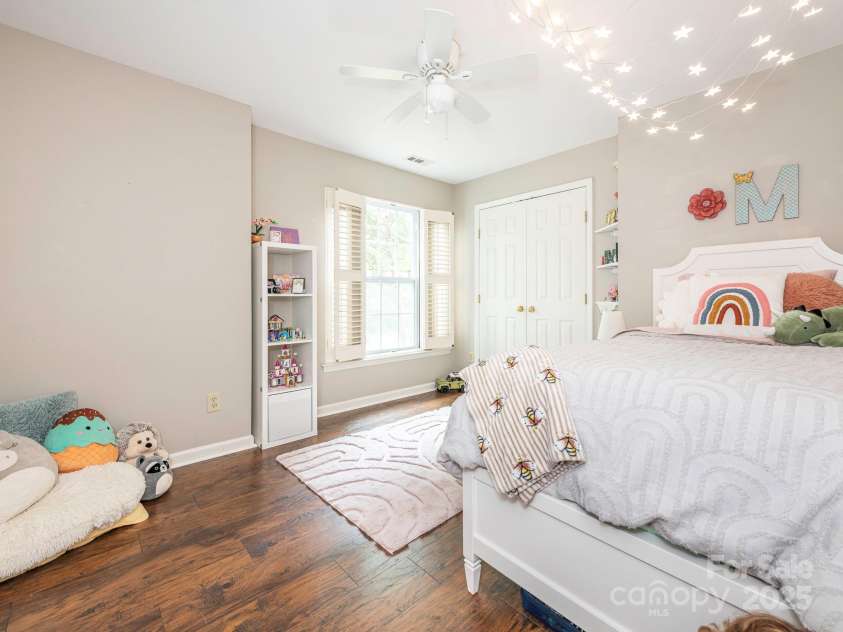 3102 Peggy Ridge Terrace, Matthews, NC 28105.  MLS# CAR4278546, YatesRealty ID 33508. Bedroom 3