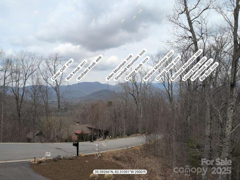159 Settings Boulevard, Black Mountain, NC 28711.  MLS# CAR4237970, YatesRealty ID 3351. View from the house.