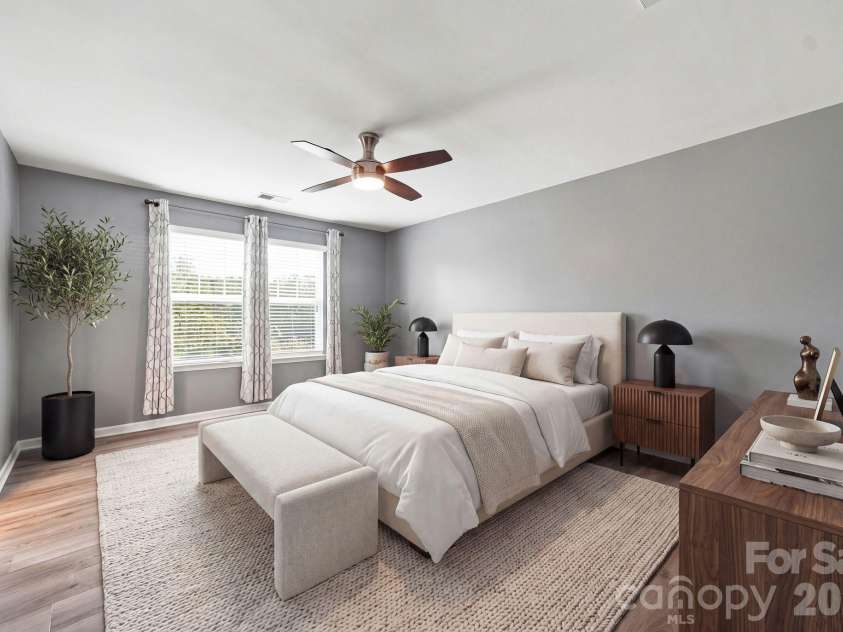 1855 Shadow Lawn Court, Fort Mill, SC 29715.  MLS# CAR4395925, YatesRealty ID 33513. (Virtually staged) Primary bedroom