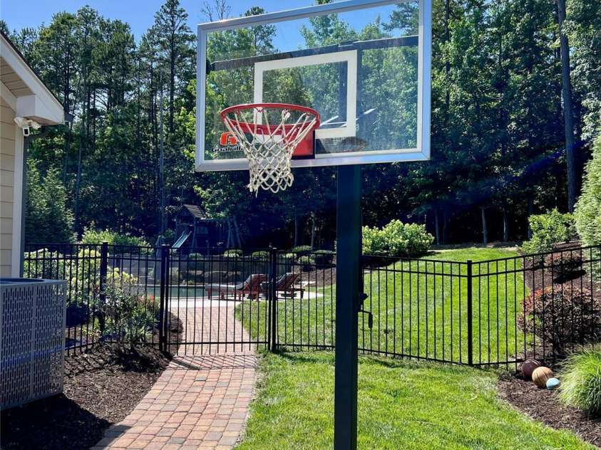1906 Pensco Pond Court, Waxhaw, NC 28173.  MLS# CAR4266619, YatesRealty ID 33515. Basketball hoop