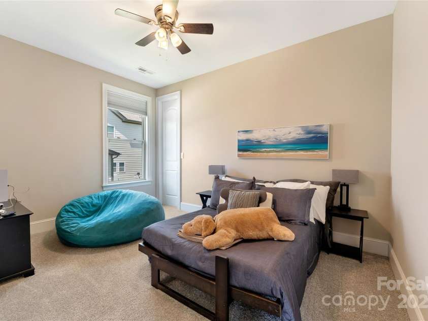 1906 Pensco Pond Court, Waxhaw, NC 28173.  MLS# CAR4266619, YatesRealty ID 33515. Bedroom 3 Downstairs