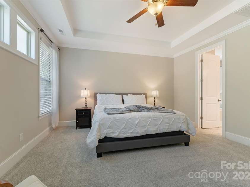 1906 Pensco Pond Court, Waxhaw, NC 28173.  MLS# CAR4266619, YatesRealty ID 33515. Primary Bedroom