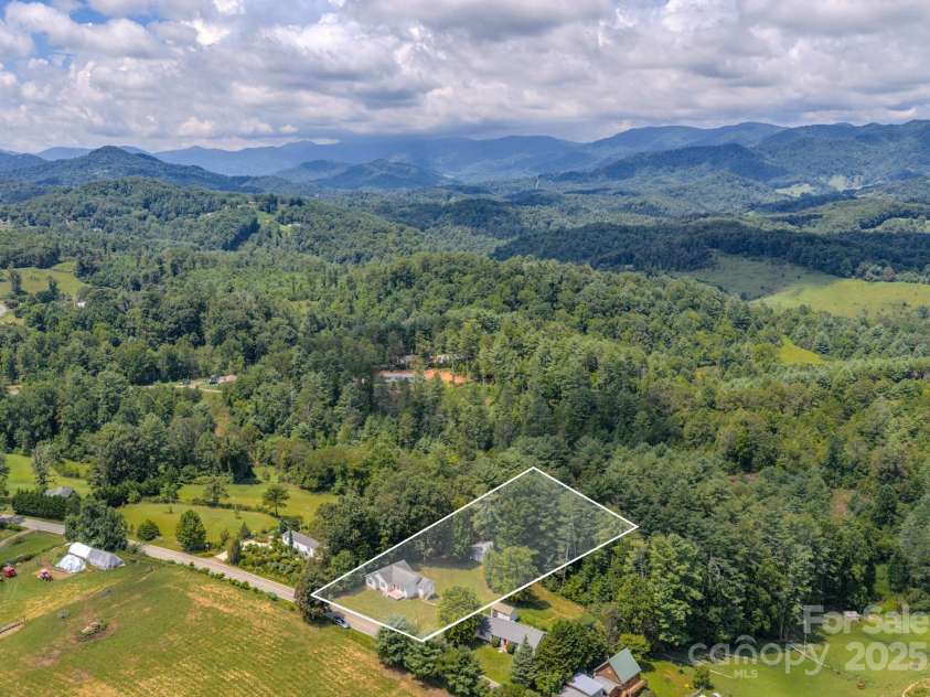 2606 Bear Creek Road, Marshall, NC 28753.  MLS# CAR4287238, YatesRealty ID 33517. Aerial