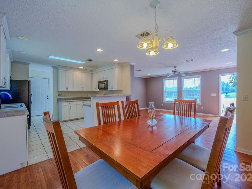 2606 Bear Creek Road, Marshall, NC 28753.  MLS# CAR4287238, YatesRealty ID 33517. Dining Area and Kitchen