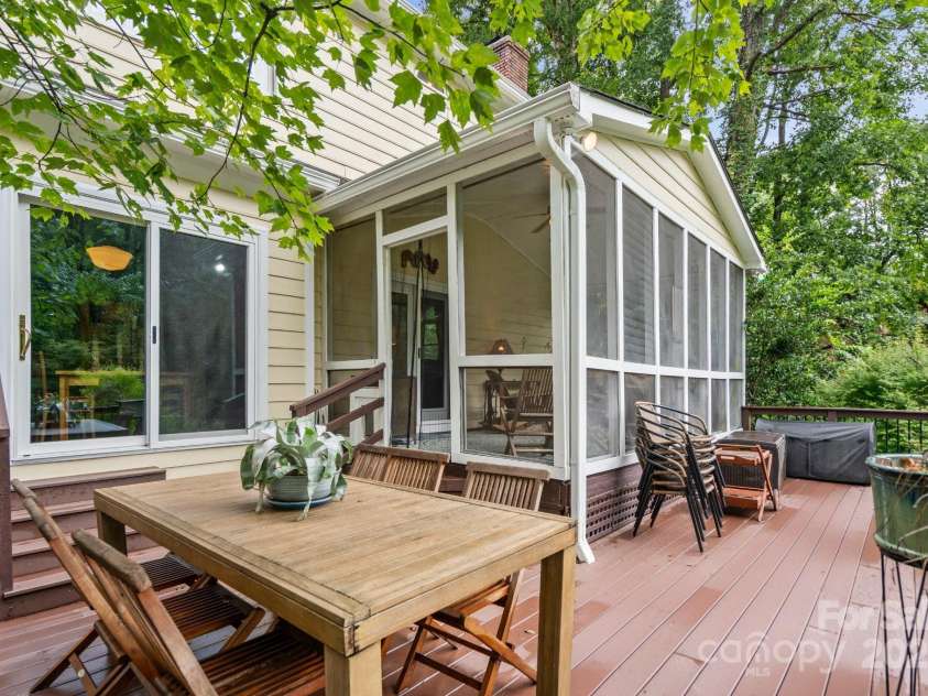 1112 Carole Court, Matthews, NC 28104.  MLS# CAR4274714, YatesRealty ID 33522. Deck and outside eating area