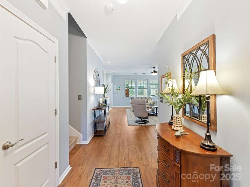 1619 Tranquility Boulevard, Lancaster, SC 29720.  MLS# CAR4289750, YatesRealty ID 33527. Foyer Entry with Moldings and New Wide Plank LVP Flooring