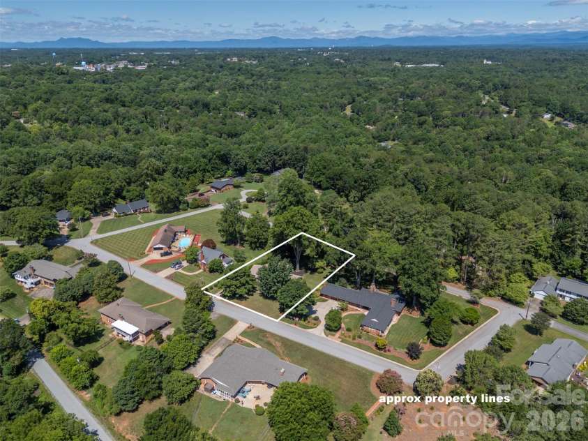 271 McCall Drive, Forest City, NC 28043.  MLS# CAR4394926, YatesRealty ID 33529. Ariel View