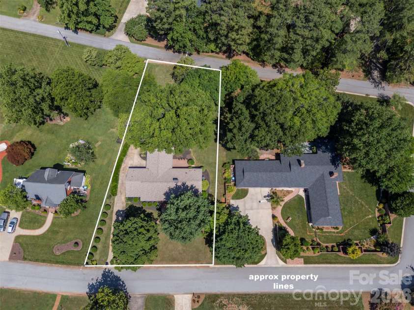 271 McCall Drive, Forest City, NC 28043.  MLS# CAR4394926, YatesRealty ID 33529. Ariel View