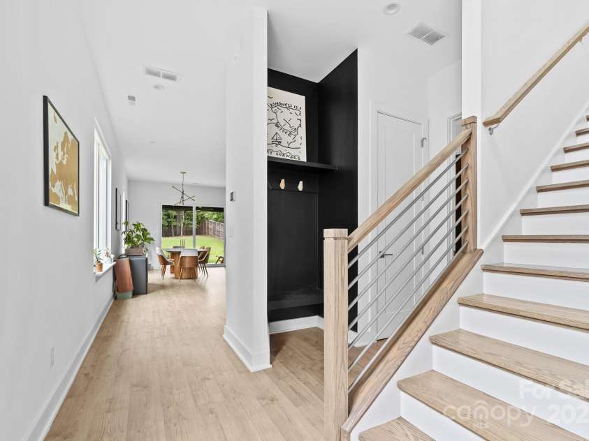 102 Mattoon Street, Charlotte, NC 28216.  MLS# CAR4291152, YatesRealty ID 33532. Convenient drop zone for leashes... and your bags... hopefully full of treats.