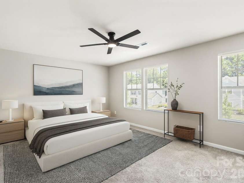 10131 Holly Park Drive, Charlotte, NC 28214.  MLS# CAR4390811, YatesRealty ID 33543. Virtually Staged_Primary Bedroom