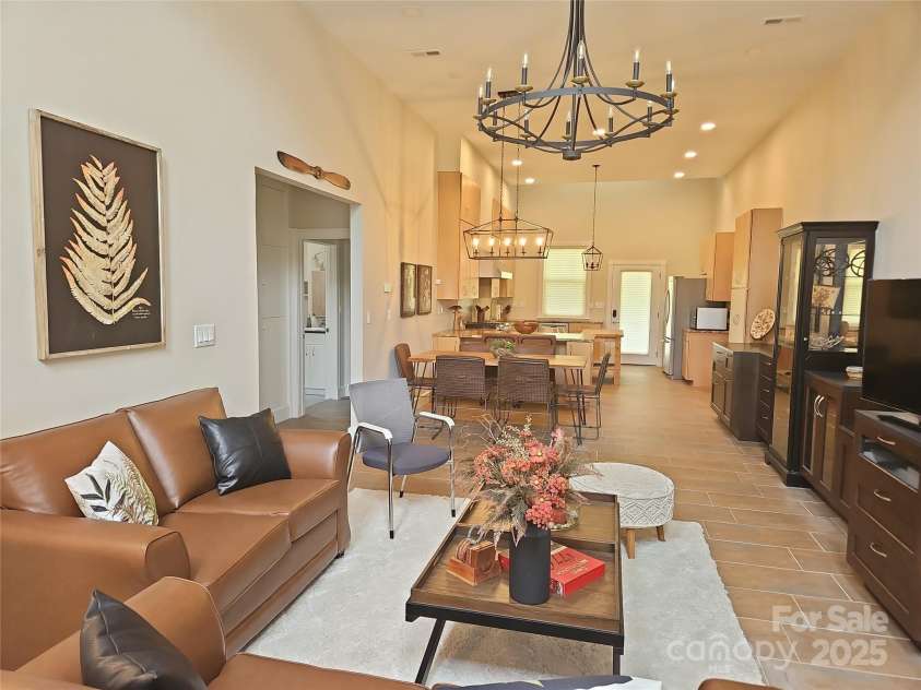 2905 Medlin Road, Monroe, NC 28112.  MLS# CAR4267802, YatesRealty ID 3356. View from living room to Kitchen