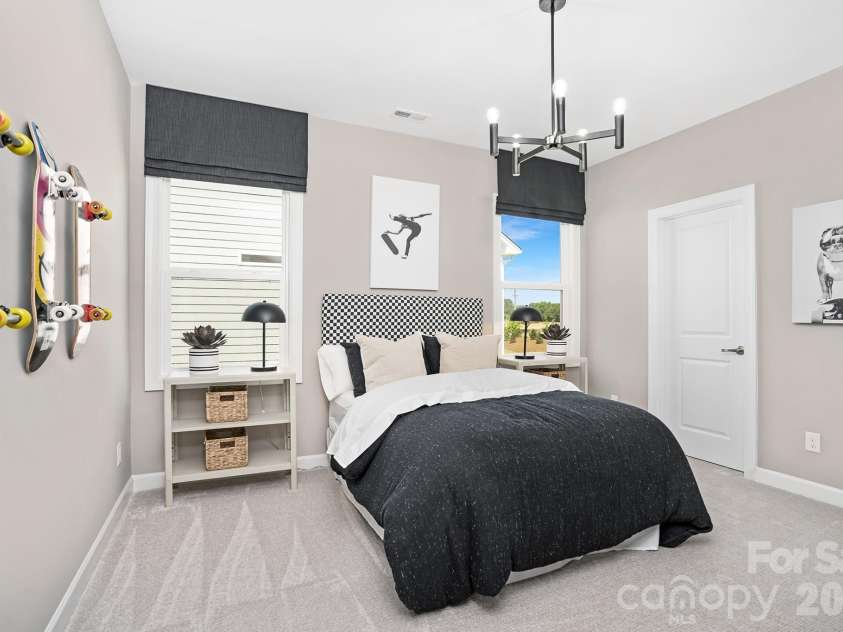 3814 Dahlia Drive, Harrisburg, NC 28075.  MLS# CAR4374497, YatesRealty ID 33560. Bedroom 3 with ensuite bath