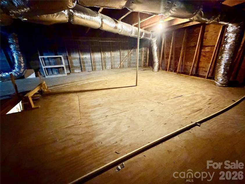 148 Perrin Place, Charlotte, NC 28207.  MLS# CAR4385809, YatesRealty ID 33566. Attic storage accessible from pull down stairs.