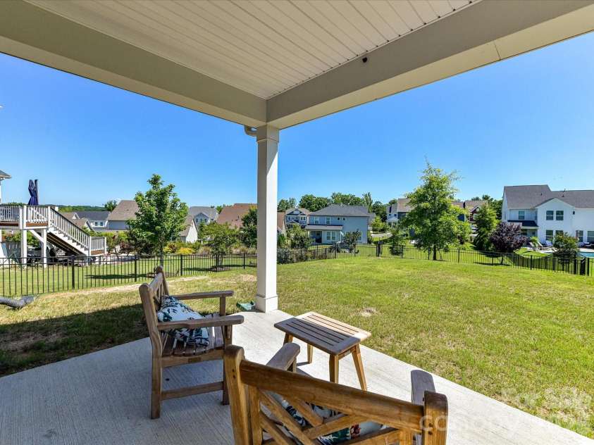 6203 Six String Court, Fort Mill, SC 29708.  MLS# CAR4385679, YatesRealty ID 33567. Covered Rear Patio