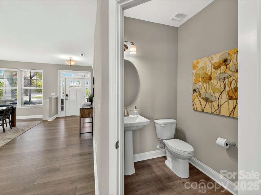 6203 Six String Court, Fort Mill, SC 29708.  MLS# CAR4385679, YatesRealty ID 33567. Main Level Powder Room