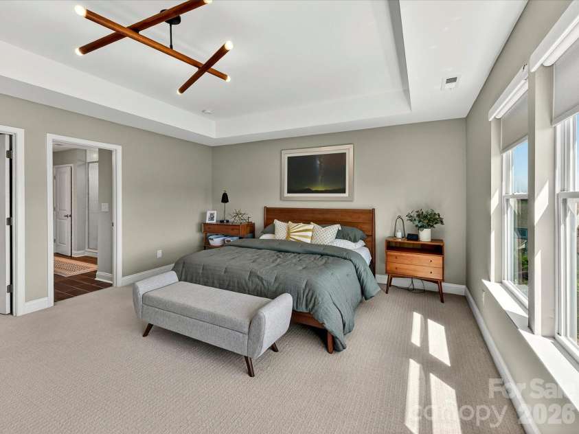 6203 Six String Court, Fort Mill, SC 29708.  MLS# CAR4385679, YatesRealty ID 33567. Tray Ceiling in Primary
