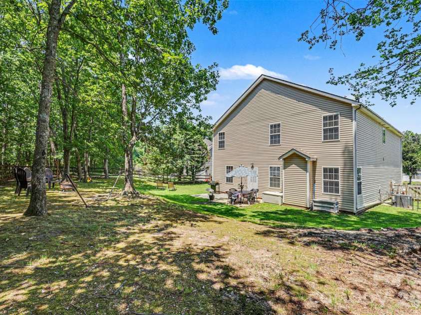 3035 Proverbs Court, Monroe, NC 28110.  MLS# CAR4391682, YatesRealty ID 33570. Backyard